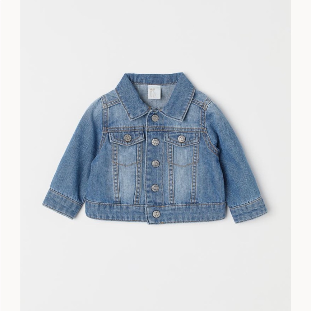 H&M demon blue toddler jacket -1 1/2-2y